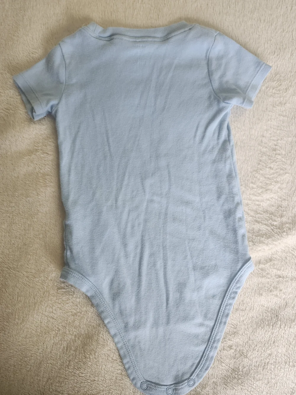 Carter's Light Blue 1st Birthday Bodysuit